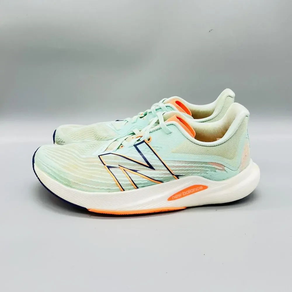 New Balance Shoes Womens 10 Green Mesh Low Top Running Athletic Sneakers